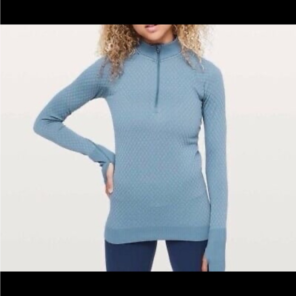 Lululemon Athletica Rest Less quarter zip Pullover